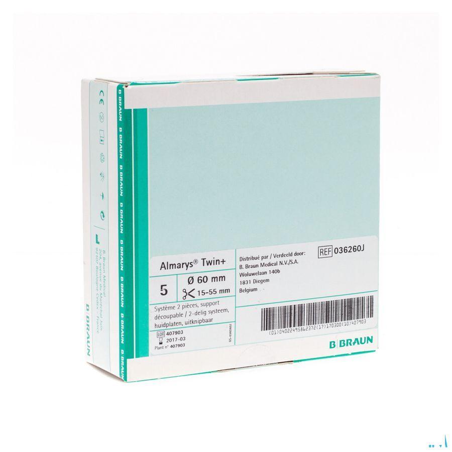 Almarys Twin Plus Platen 60/15-55mm 5 036260j