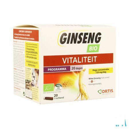 Ortis Ginseng Bio 20x15 ml  -  Ortis