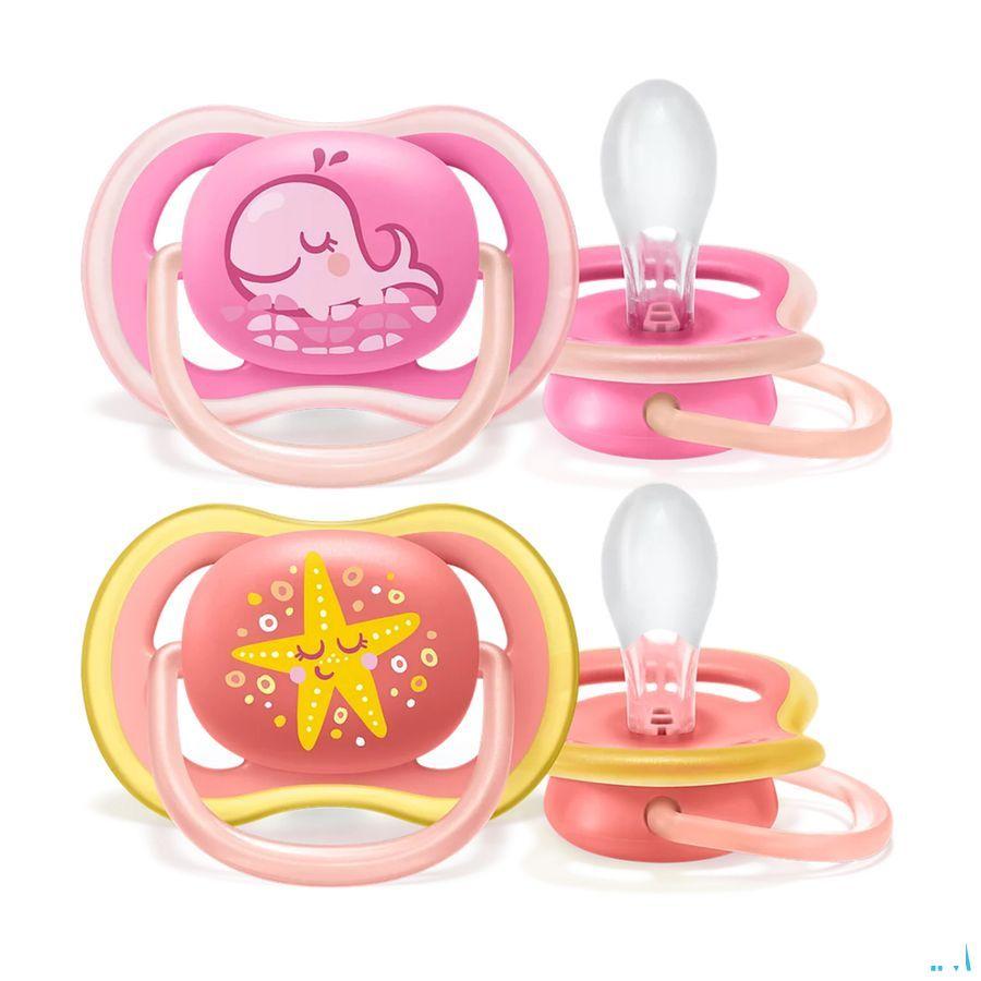 Philips Avent Fopspeen 6M+ Girl  -  Bomedys
