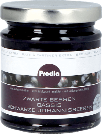 Prodia Broodbeleg Extra Zw.bes Maltitol 215 gr 5638  -  Revogan