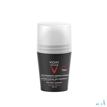 Vichy Homme Deo Anti transp. 72u Roller 50 ml  -  Vichy