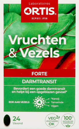 Ortis Vruchten & Vezels Forte Tabletten 24  -  Ortis