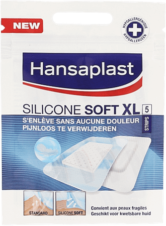 Hansaplast Silicone Soft Xl Strips 5  -  Beiersdorf