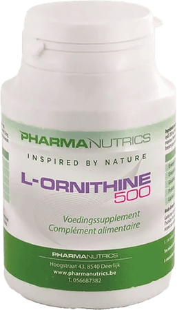 L-Ornithine 500 V-Caps 60 Pharmanutrics  -  Pharmanutrics