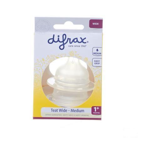 Difrax Flessenspeen Natural Wide Medium 676  -  Difrax