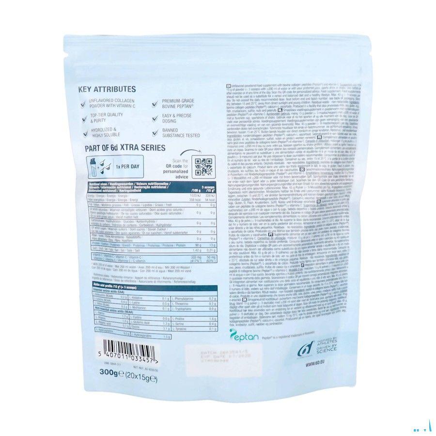 6d Sixd Collagen Peptan Unflavored 300g