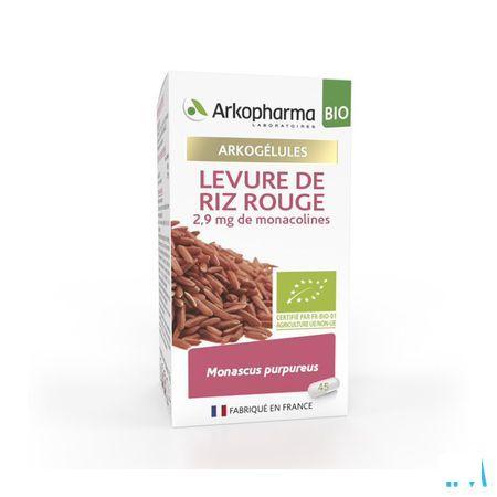 Arkogelules Levure Riz Rouge Bio Caps 45 Nf