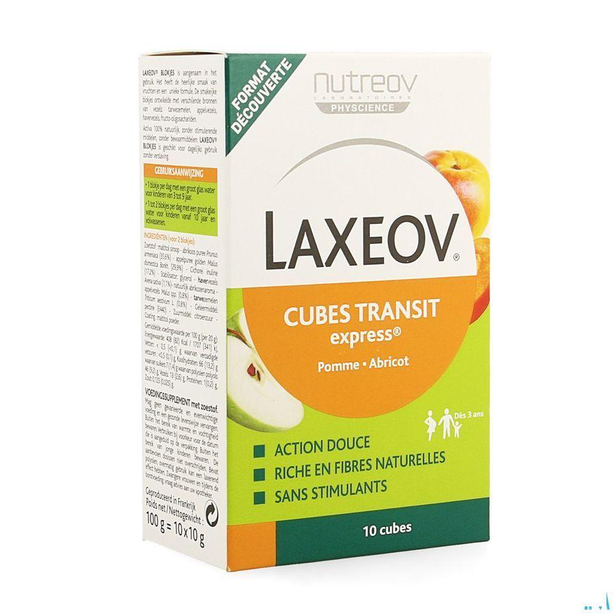 Laxeov Pomme-abricot Cubes 10xx10 gr