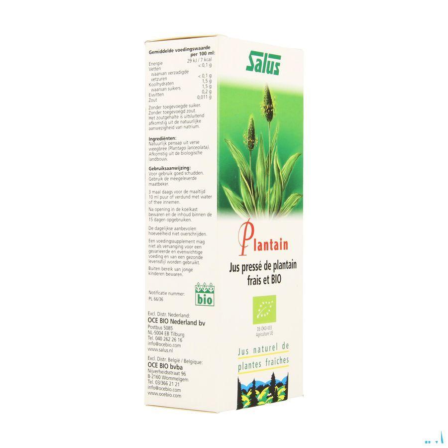 Salus Jus Plantain Bio 200 ml  -  Ocebio