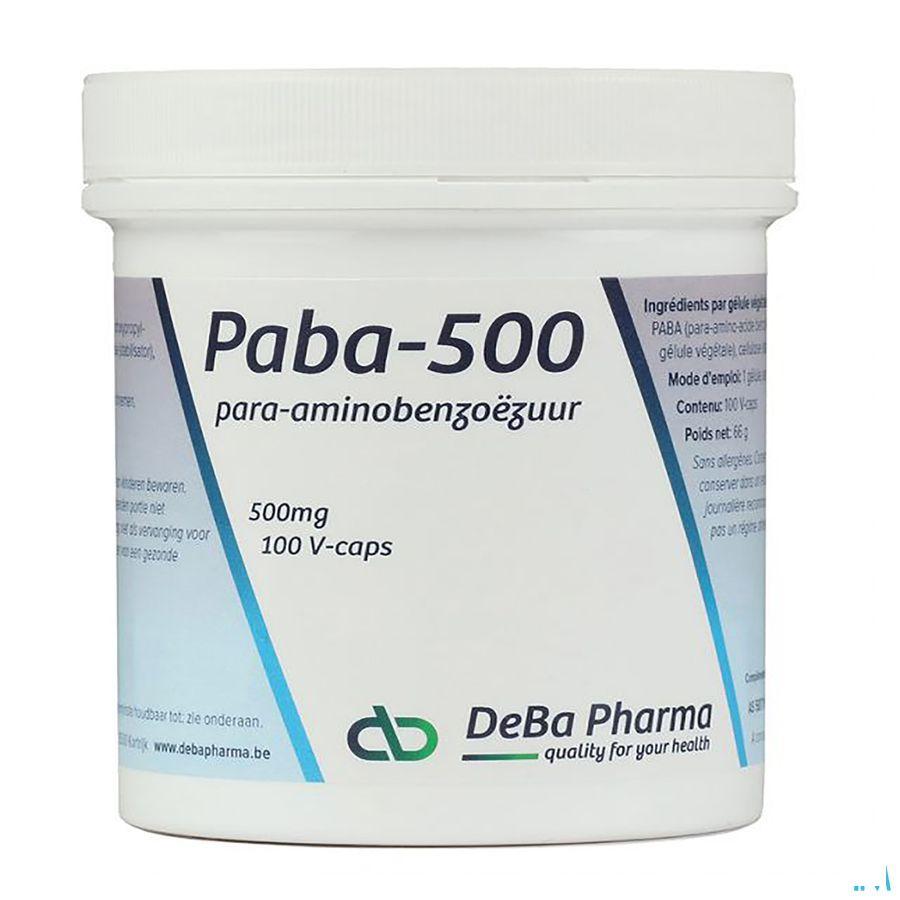 Paba Capsule 100x500 mg  -  Deba Pharma