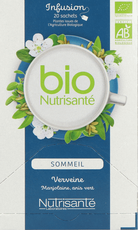 Infusion Bio Sommeil Sachets 20  -  Nutrisante