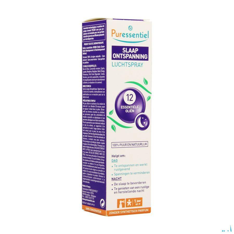Puressentiel Sommeil Detente Spray 12 Huile Essentielle 75 ml  -  Puressentiel