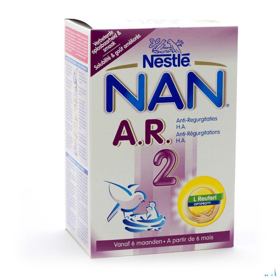 Nan Ar2 Pro Lait De Suite 2age Poudre 750 gr  -  Nestle