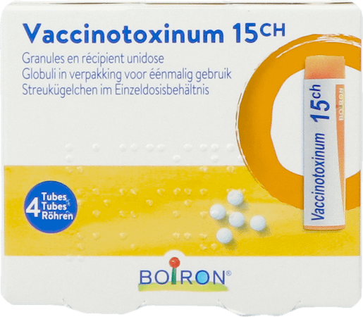 Vaccinoto x inum 15Ch Homeopack Gl 4 x 1G Boiron