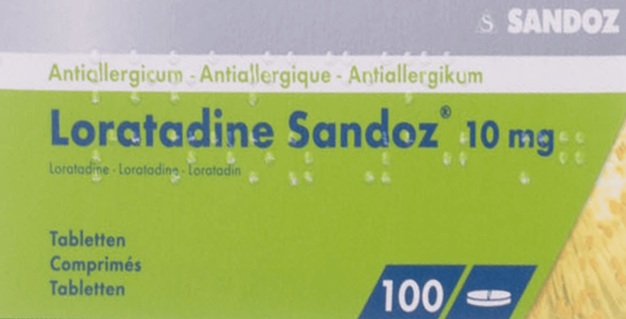 Loratadine Sandoz Tabletten 100 X 10 mg