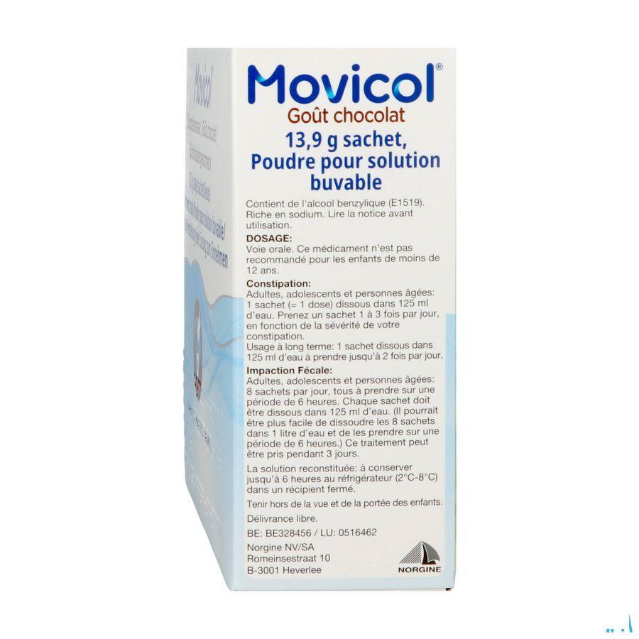 Movicol Gout Chocolat Sachets 20 X 13,7g 