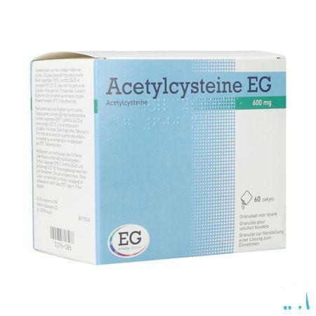 Acetylcysteine EG 600 mg Gran. Solution Buv. Sachets 60  -  EG