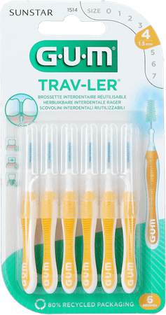 Gum Trav-ler Interdent.borsteltje 1,3mm 6 1514m6