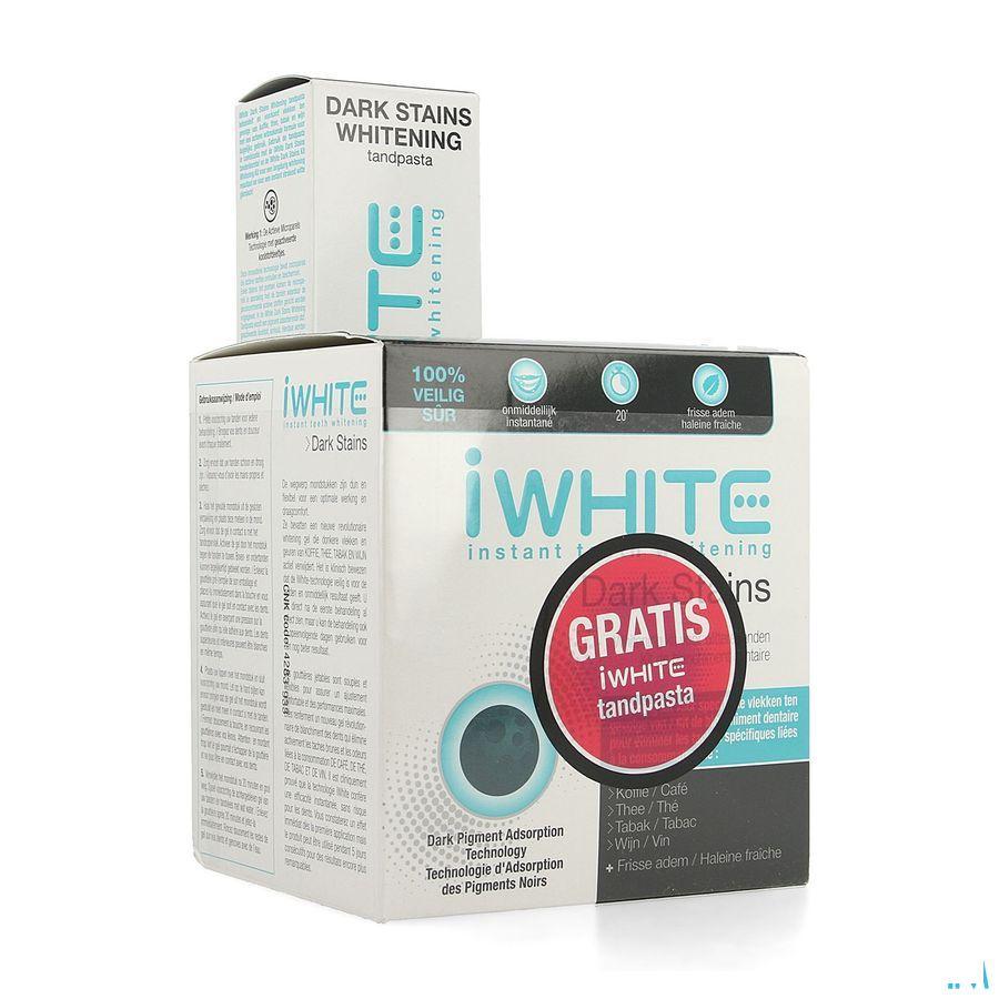 Iwhite Dark Stains 10 + Dentifrice Whitening 75 ml