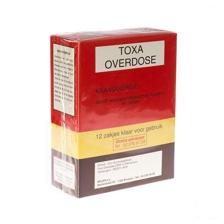 Toxa Overdose Souricide 12 X 25 gr