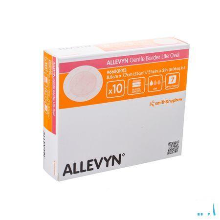 Allevyn Gentle Border Lite Ovaal Small 10 66801013  -  Smith Nephew