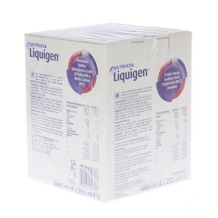 Liquigen Flacon Plast 4x250 ml 1457191  -  Nutricia