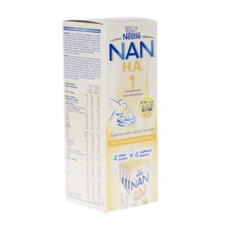 Nan Ha 1 Lait Poudre 0-6m Sticks 4x26,2g  -  Nestle