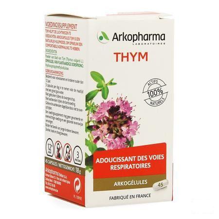 Arkogelules Thym Vegetal 45  -  Arkopharma
