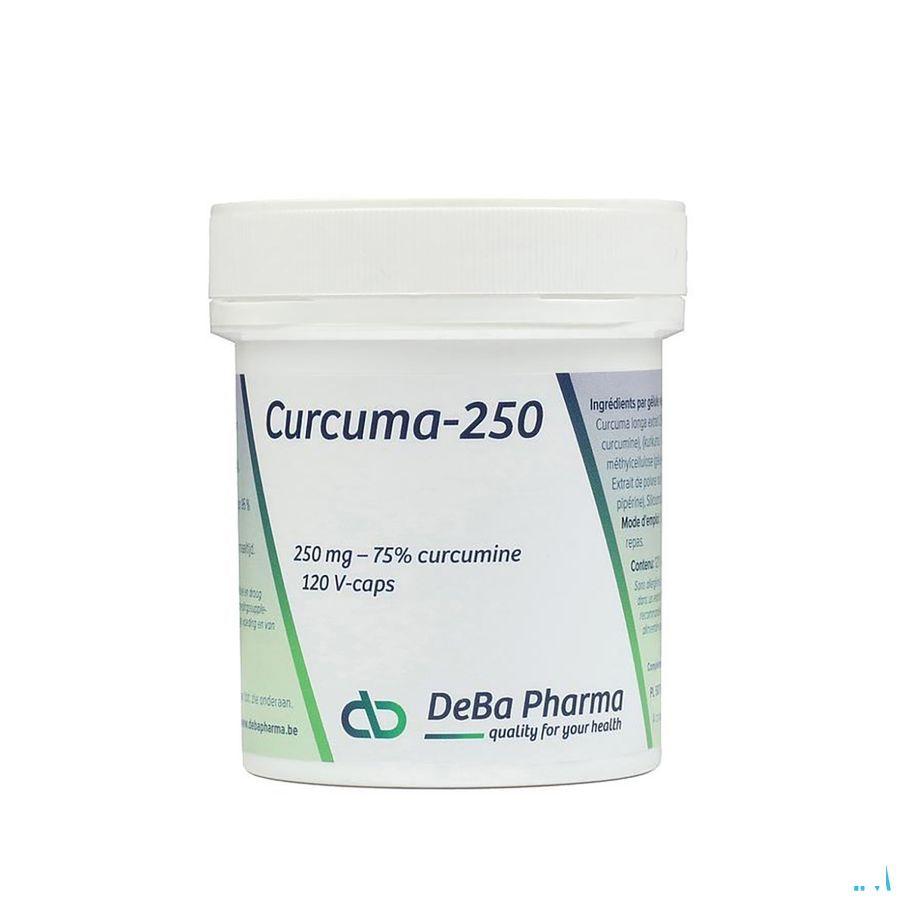 Curcuma-250 Capsule 120  -  Deba Pharma