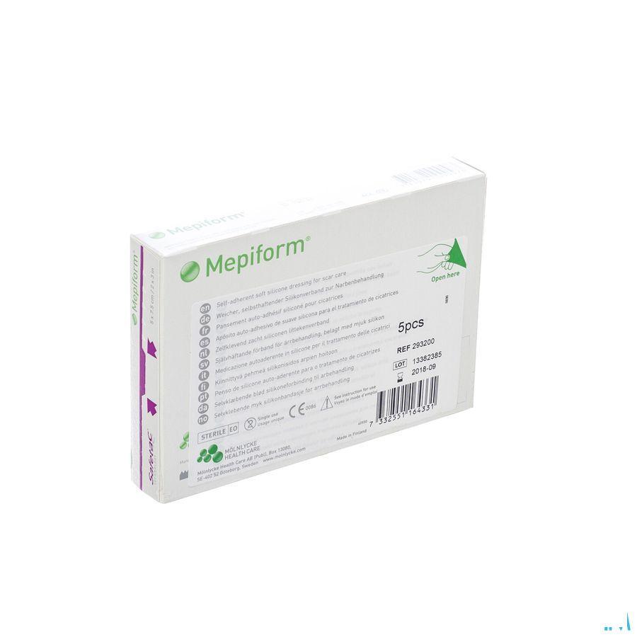 Mepiform Verband Adhesive Litteken Ster 5x 7,5cm 5 293200  -  Molnlycke Healthcare