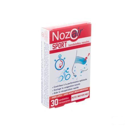 Nozoair Sport Bandelette Nasale Petit-moyen Nez 30