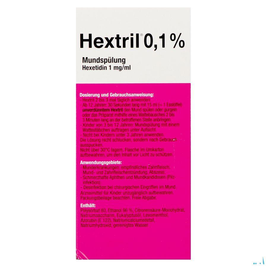 Hextril 0,1% Sol Bain Bouche 200 ml