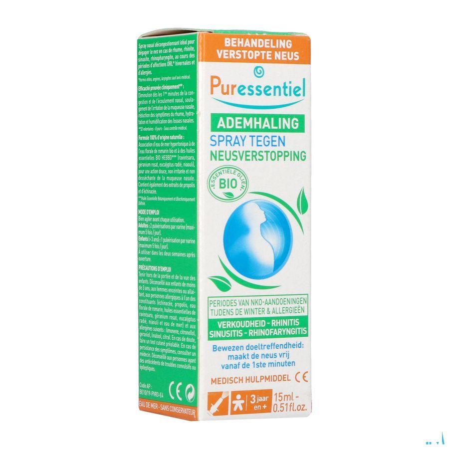 Puressentiel Ademhaling Neusspray 15 ml  -  Puressentiel
