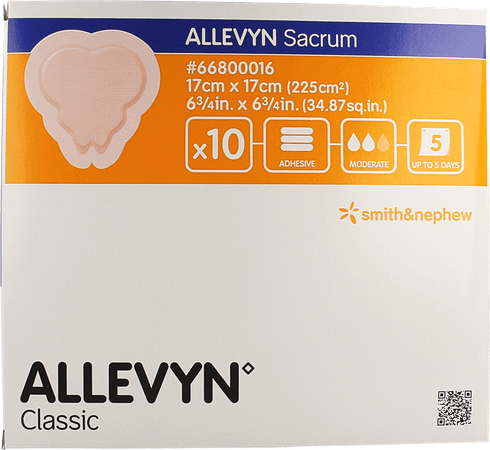 Allevyn Sacrum Verband Hydrocel. 17cm 10 66800016  -  Smith Nephew