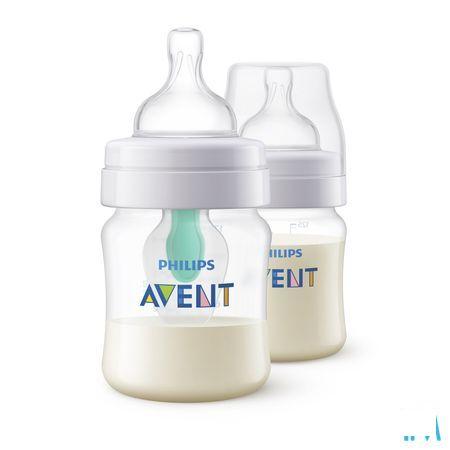 Philips Avent Anti colic Zuigfles Duo 2x125 ml Scf810/24  -  Bomedys