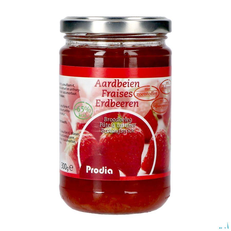 Prodia Broodbeleg Aardbei + Maltitol 300 gr 6071  -  Revogan
