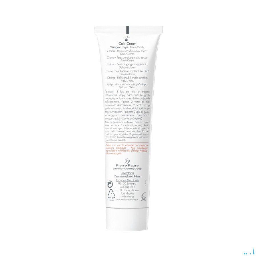 Avene Cold Cream Creme 100 ml  -  Avene