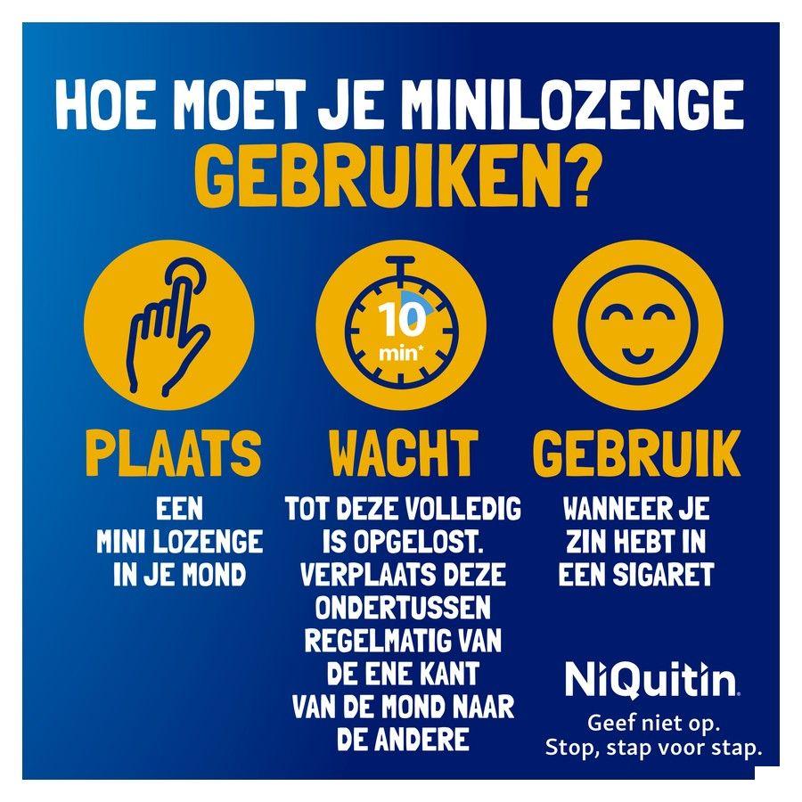 Niquitin 4,0 mg Minilozenge Zuigtabl 60  -  Perrigo
