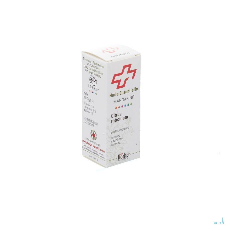 Mandarijn Geperste Schil Herba Helv.ess Olie 10 ml