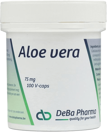 Aloe Vera 200:1 V-Capsule 100x75 mg  -  Deba Pharma