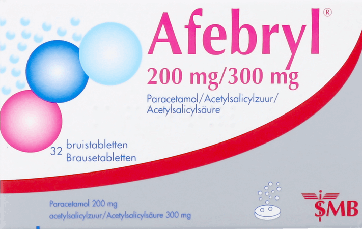 Afebryl® 200mg/300mg bruistabletten (2x16) tube 32