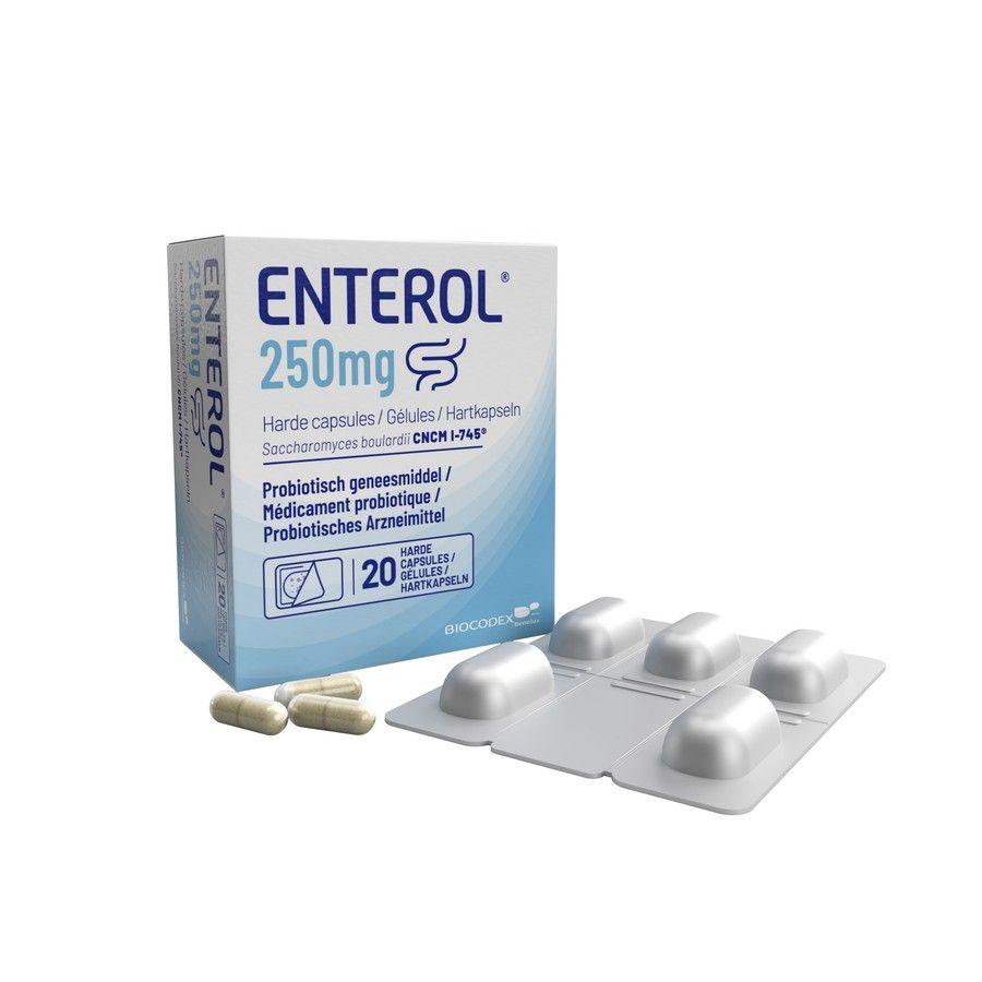 Enterol 250 mg Capsule Harde Dur S/blister 20x250 mg