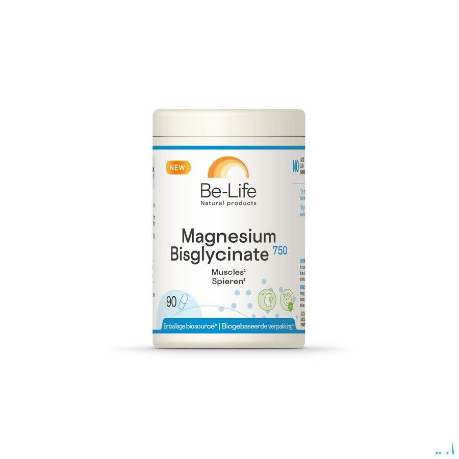 Magnesium Bisglycinate 750 Be Life Caps 90  -  Be-Life