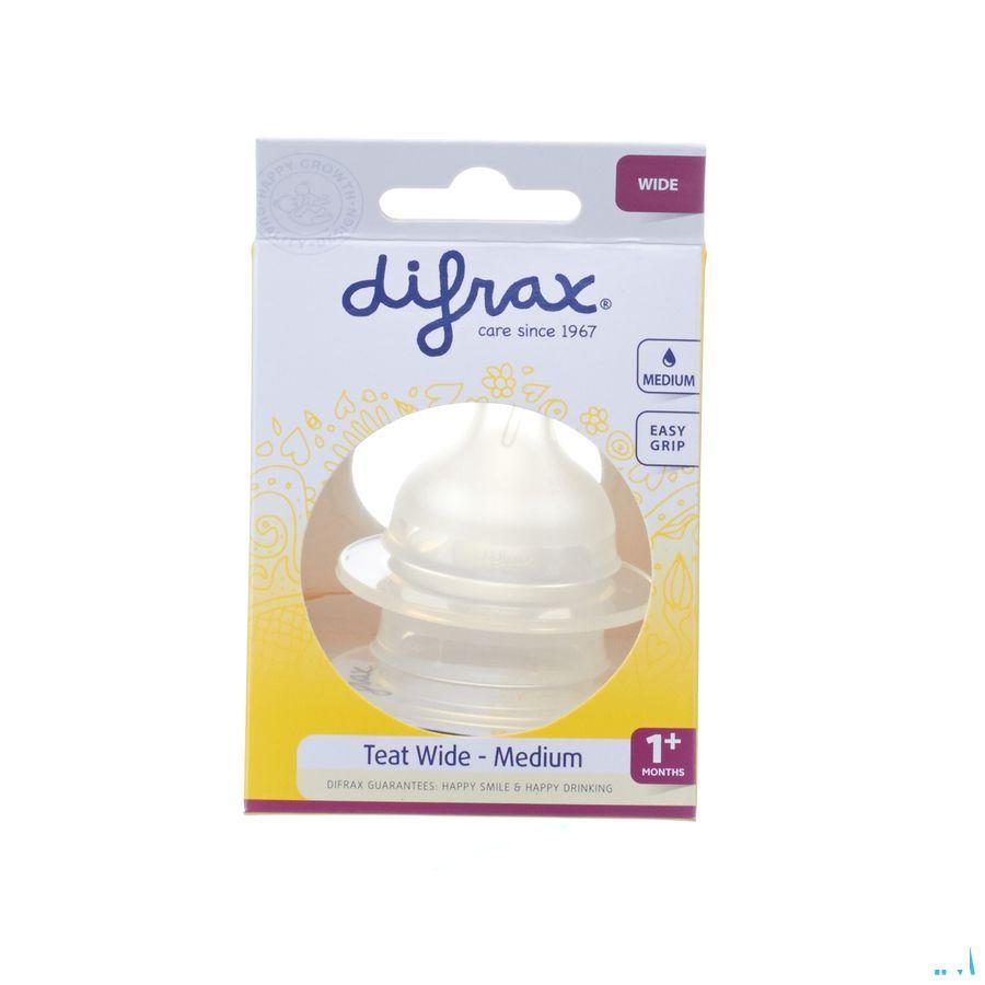 Difrax Flessenspeen Natural Wide Medium 676  -  Difrax