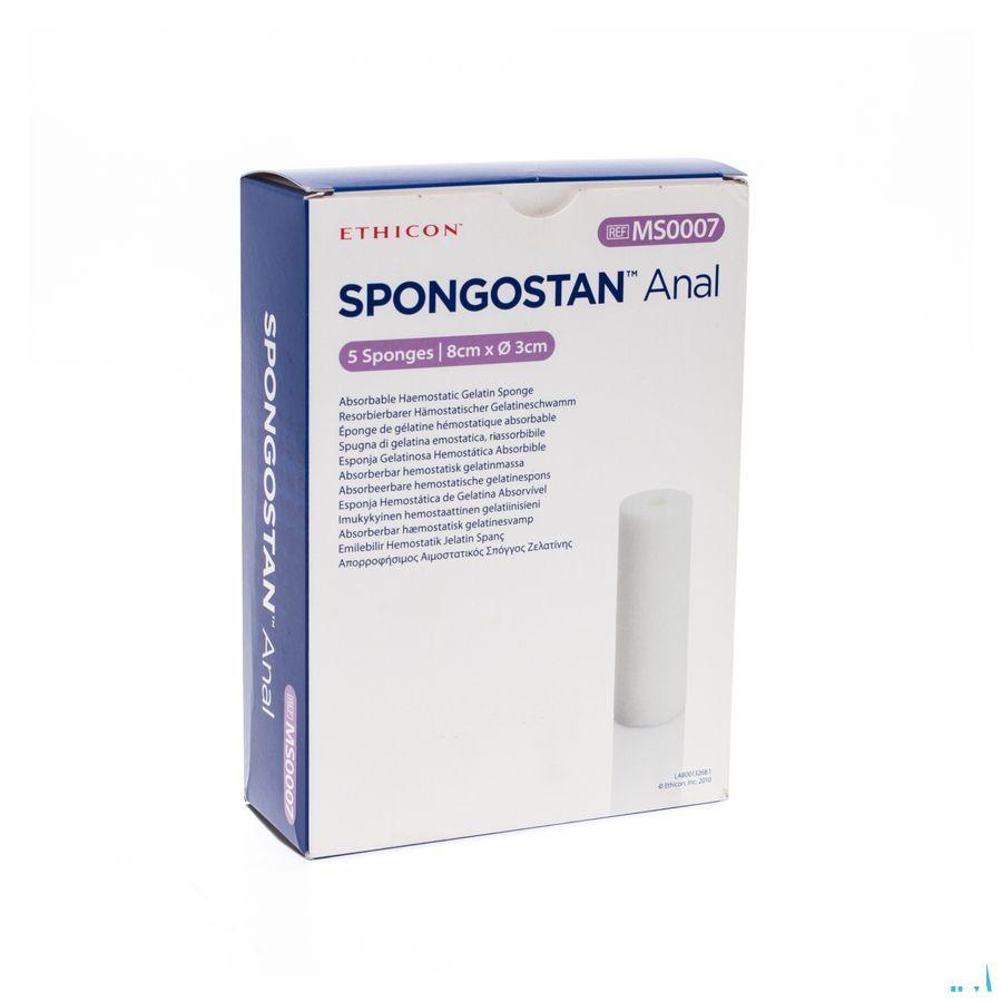 Spongostan Anaal Diam 80x30mm 5 Ms0007