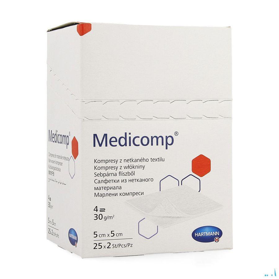 Medicomp 5x5cm 4l. St. 25x2 P/s  -  Hartmann