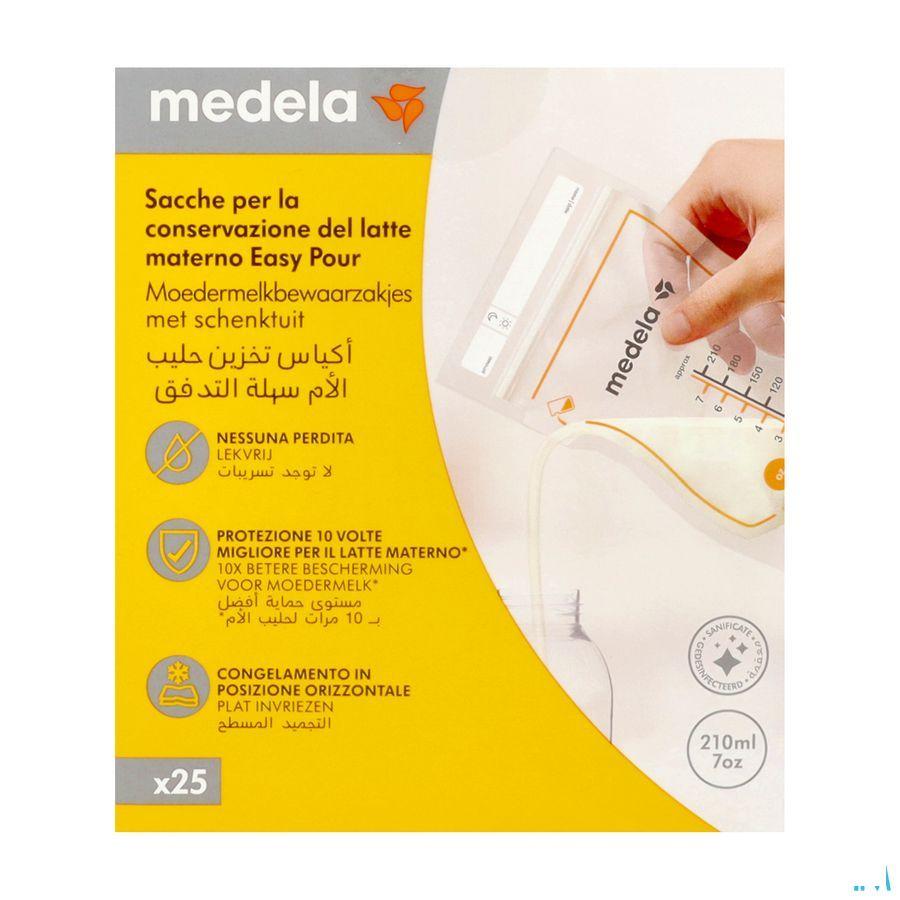 Medela Sach.Conserv. Lait Mat.Versement Facile 25
