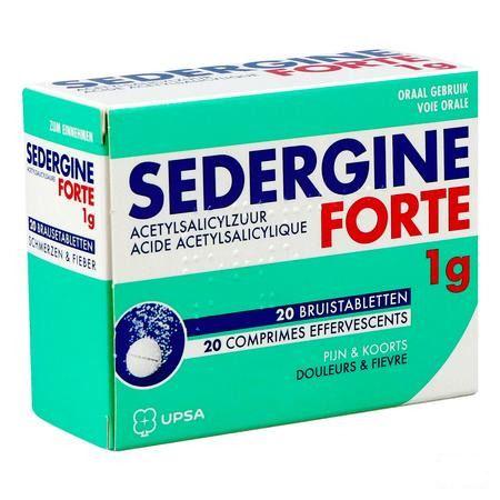 Sedergine Forte Bruis 1 Gr Tabletten 20