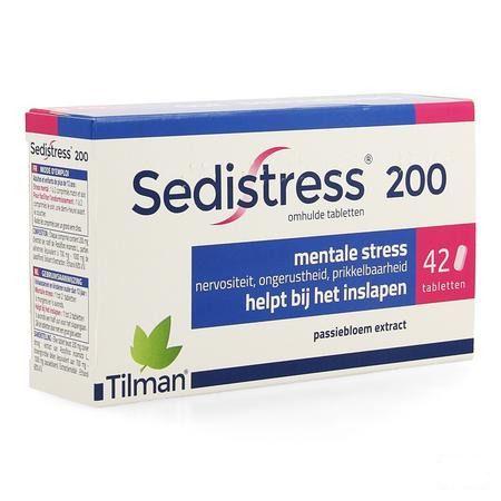 Sedistress 200 Omhulde Tabletten 42  -  Tilman