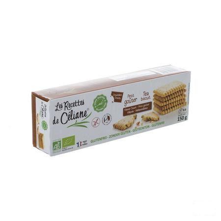 Celiane Zandkoekjes Natuur Bio 150 gr 4088  -  Revogan